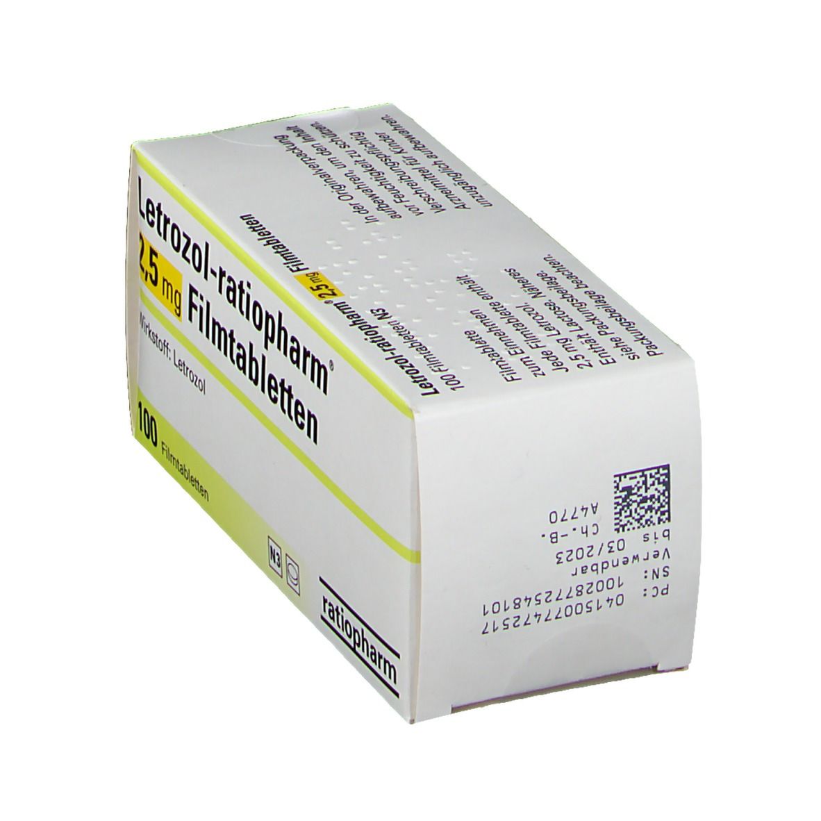 Letrozol-ratiopharm® 2,5 mg