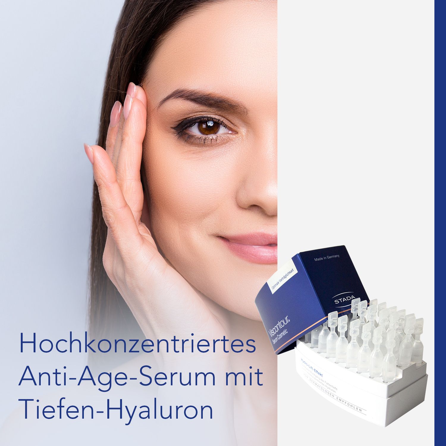 Viscontour® Serum kosmetische Anti-Aging Hautpflege mit Tiefen-Hyaluron