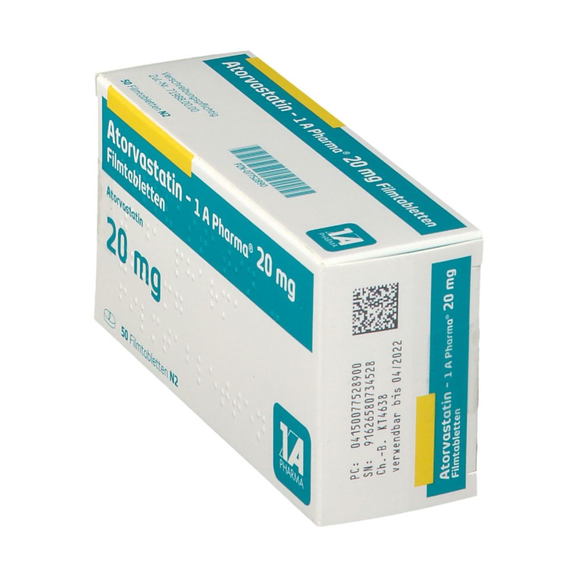 Atorvastatin 1A Phar 20Mg