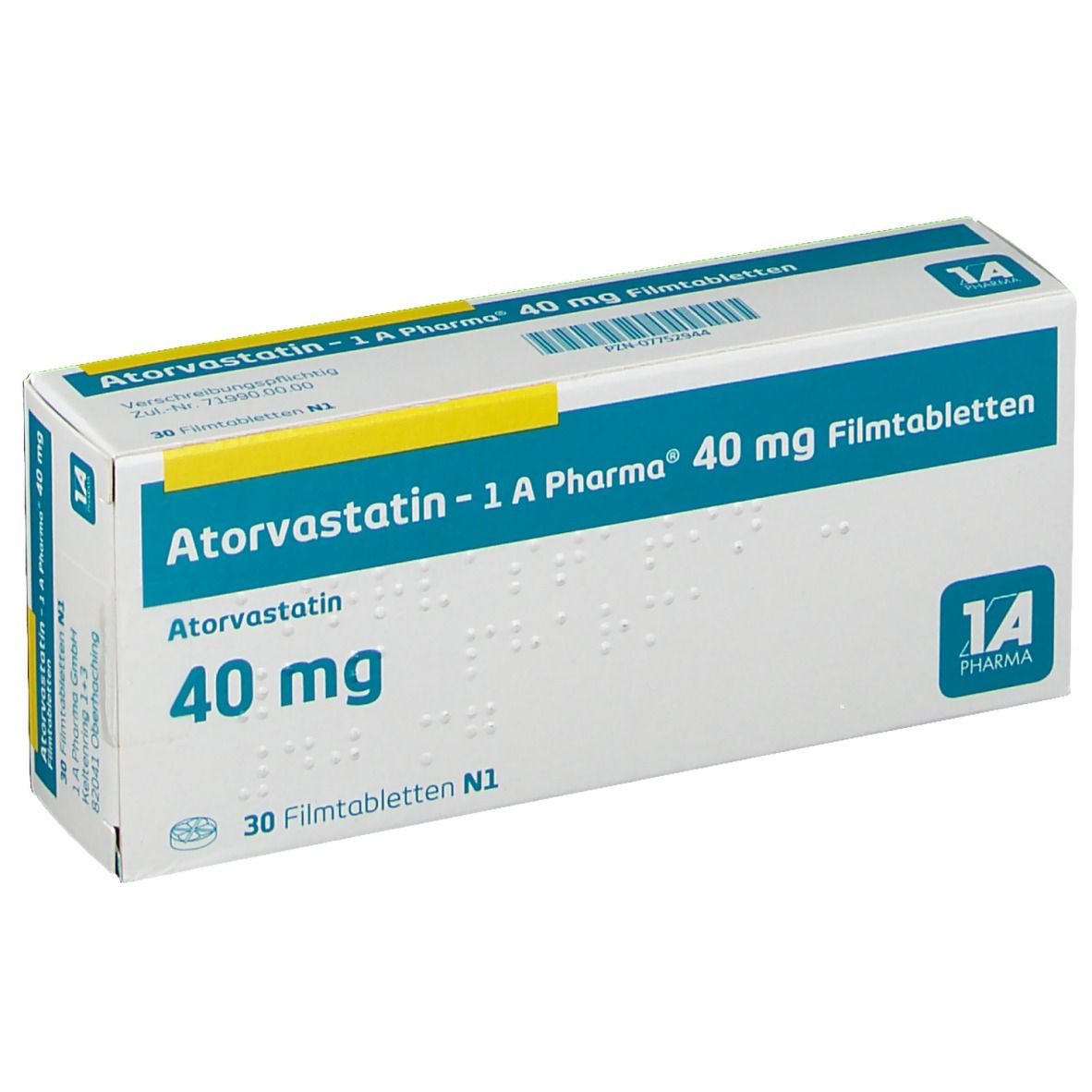 Atorvastatin 1A Phar 40Mg