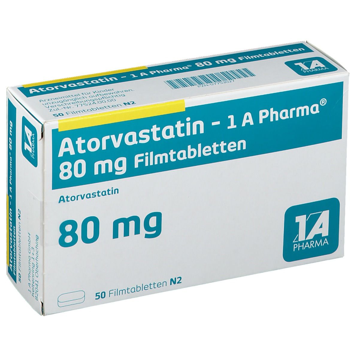 Atorvastatin 1A Phar 80Mg
