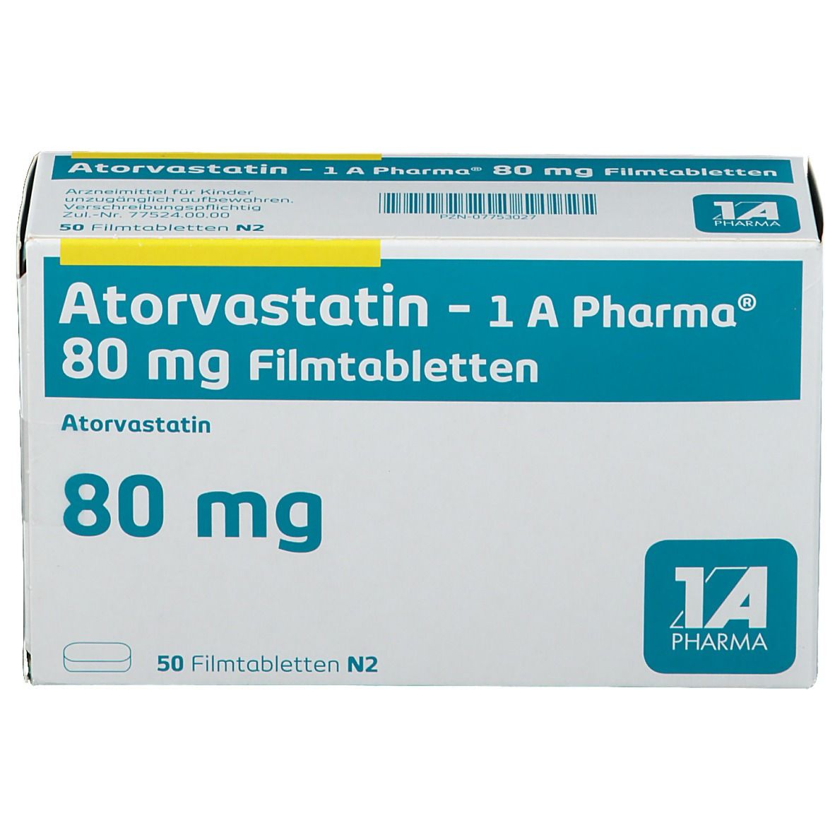 Atorvastatin 1A Phar 80Mg