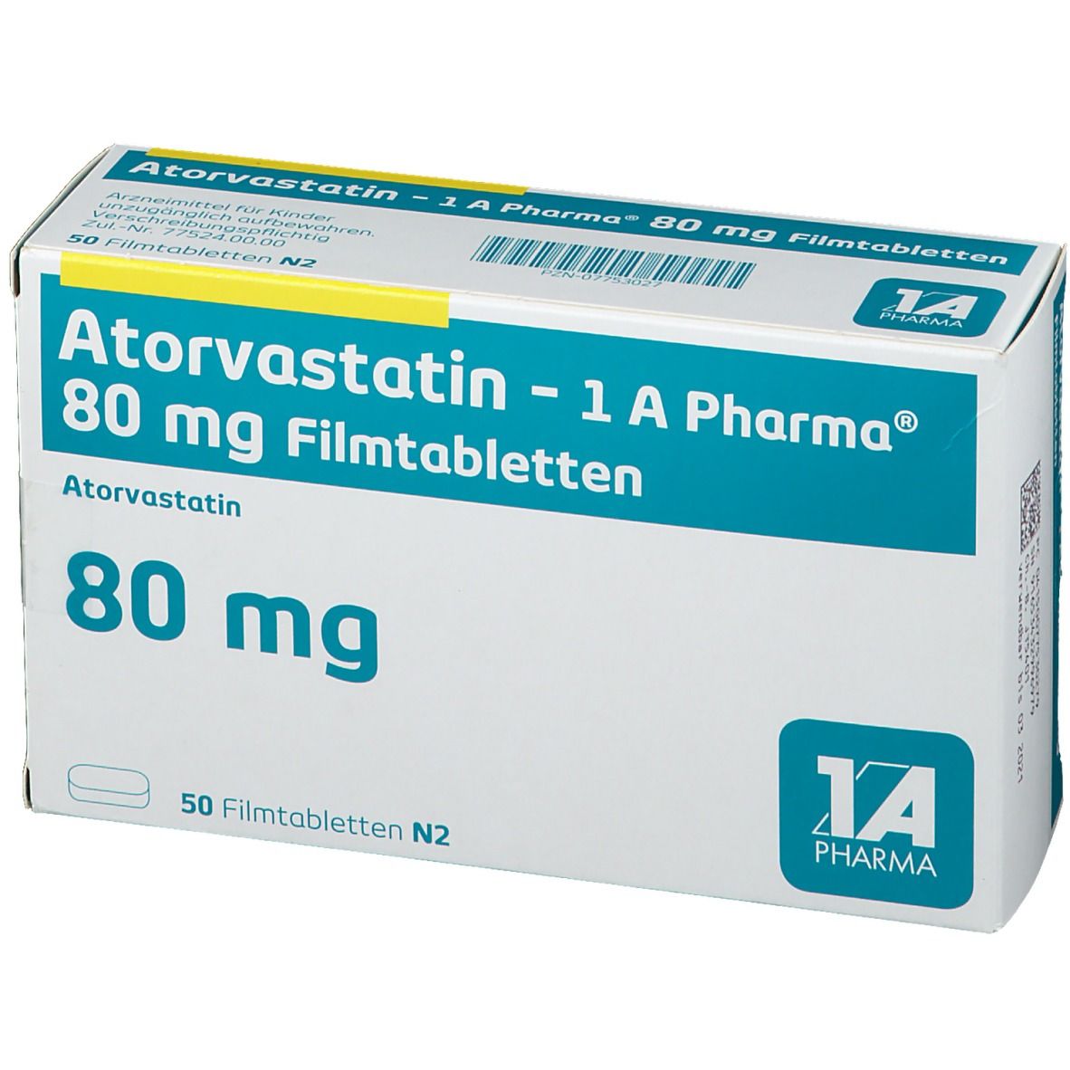 Atorvastatin 1A Phar 80Mg