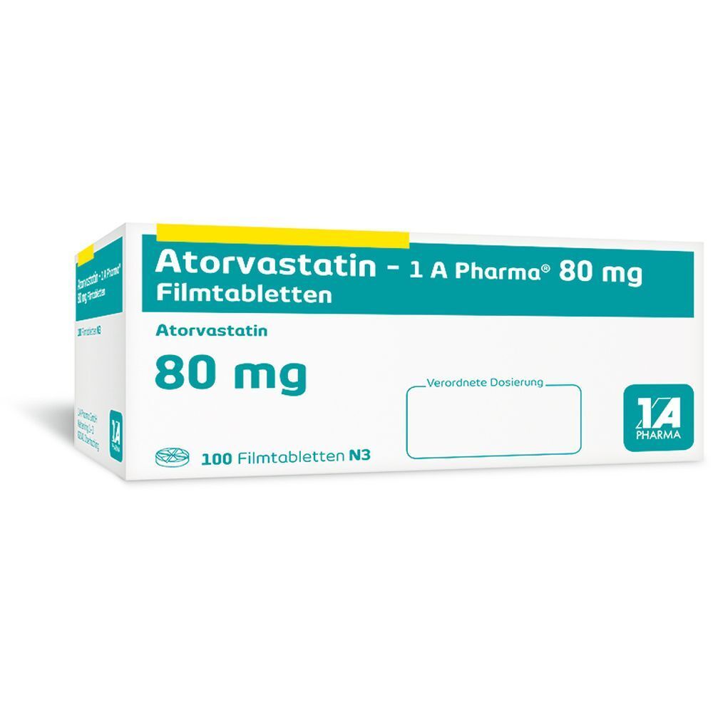 Atorvastatin 1A Phar 80Mg