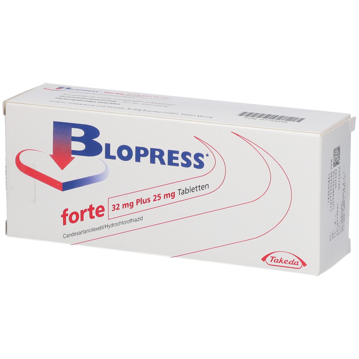 Blopress Forte 32 mg Plus 25 mg