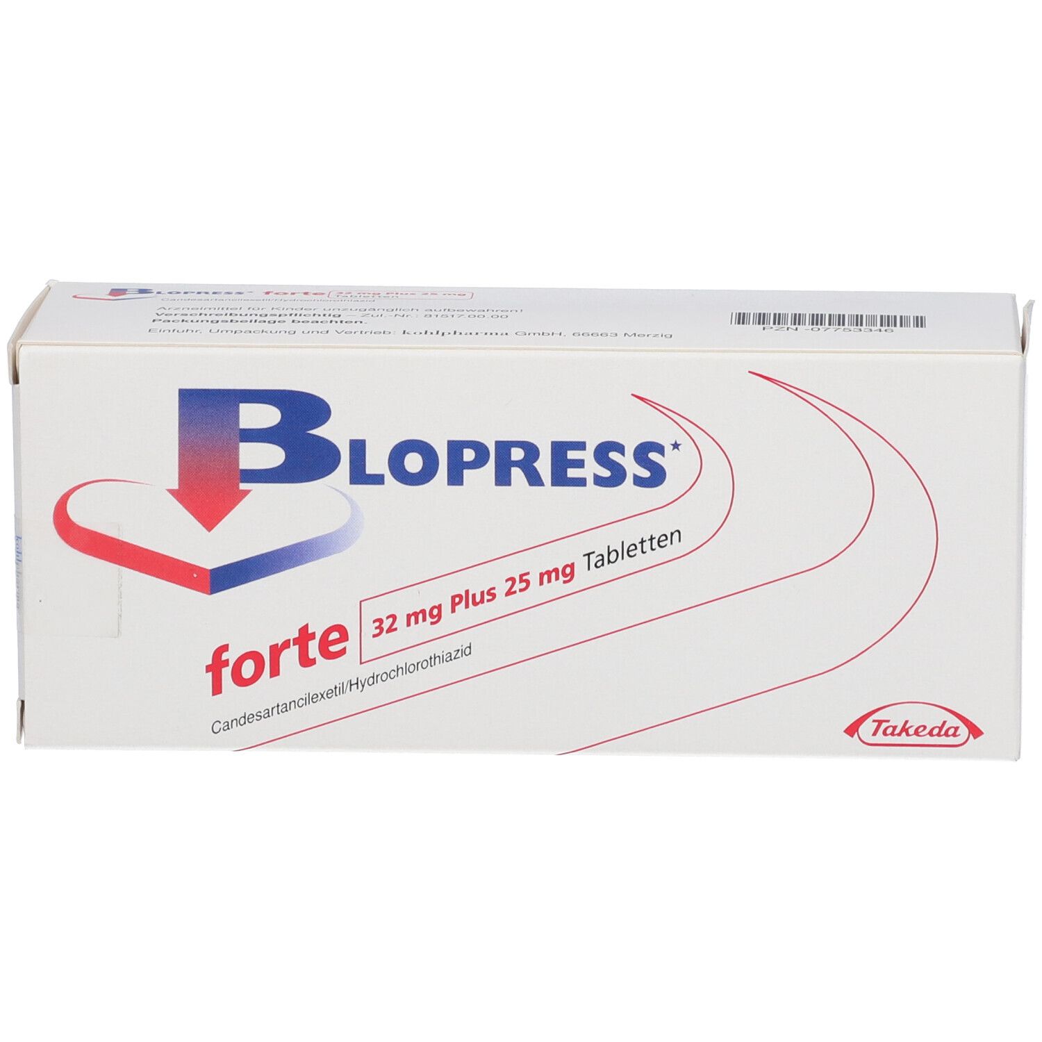 Blopress Forte 32 mg Plus 25 mg
