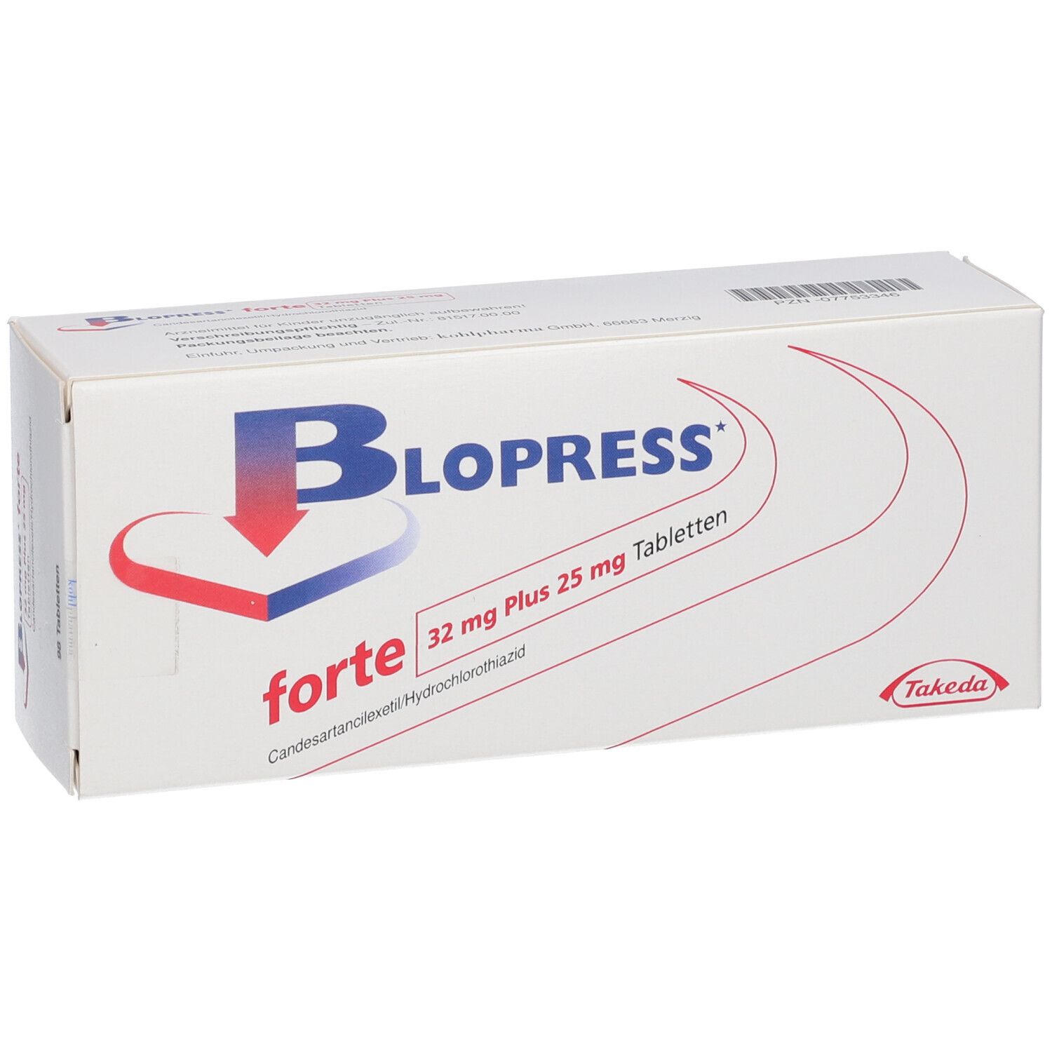 Blopress Forte 32 mg Plus 25 mg