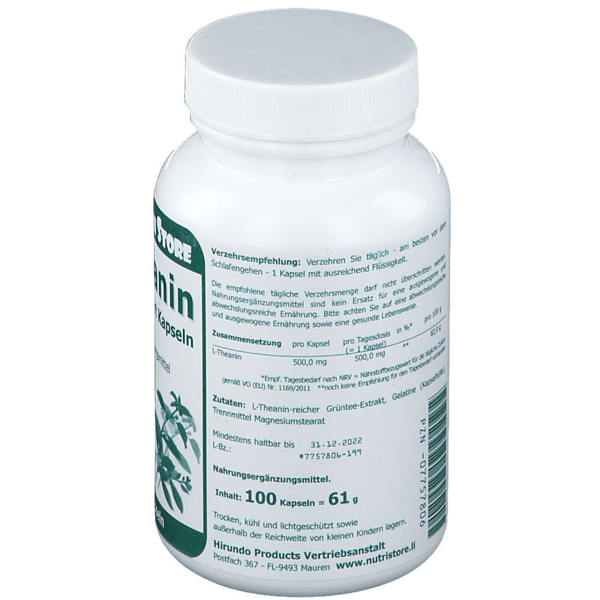 L-Theanin 500 mg