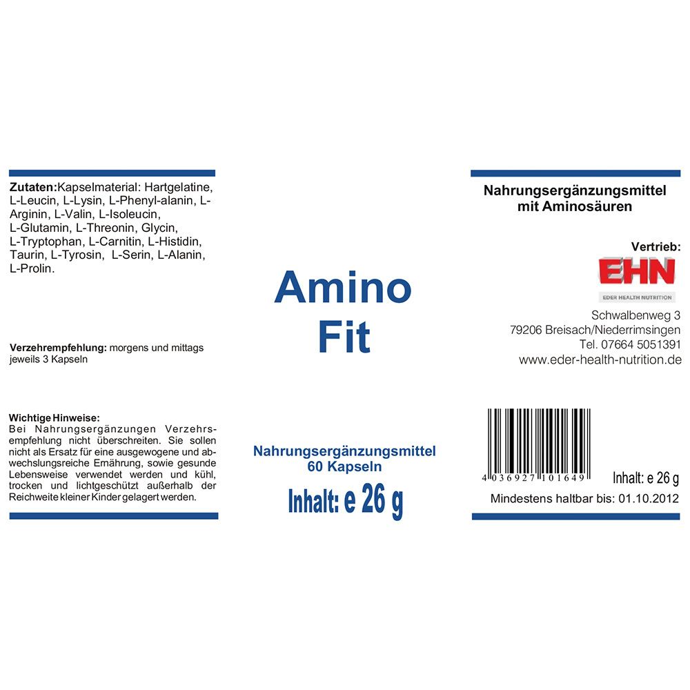 Amino Fit Kapseln