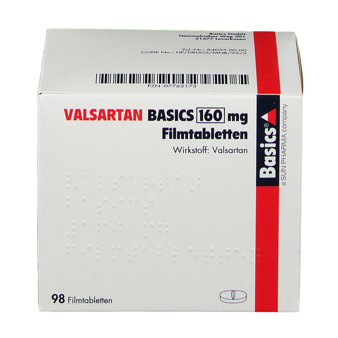 VALSARTAN BASICS 160 mg