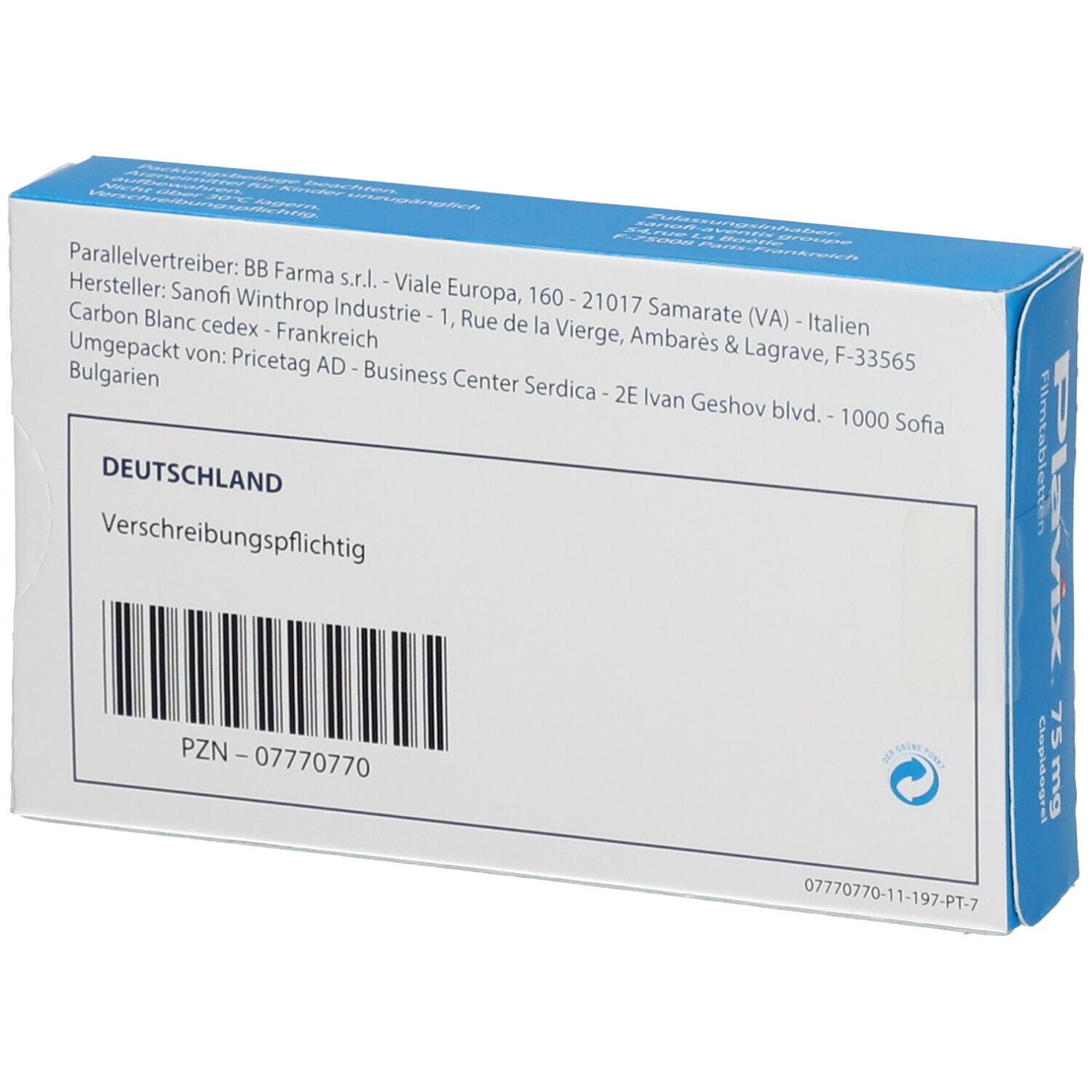 Plavix 75 mg