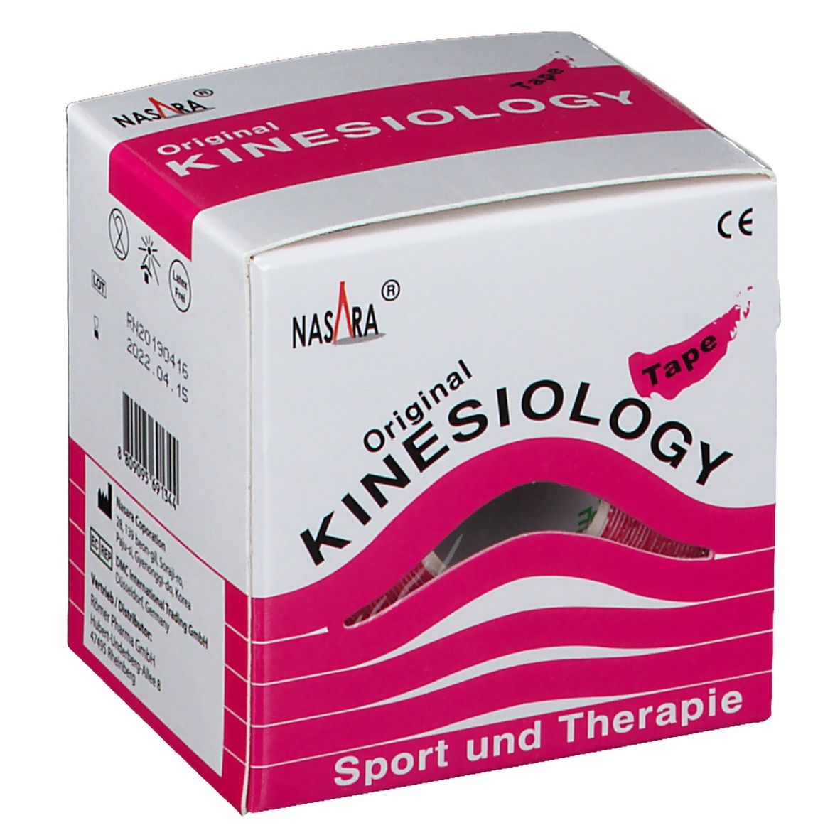 Kinesiologie Tape 5 cm x 5 m pink