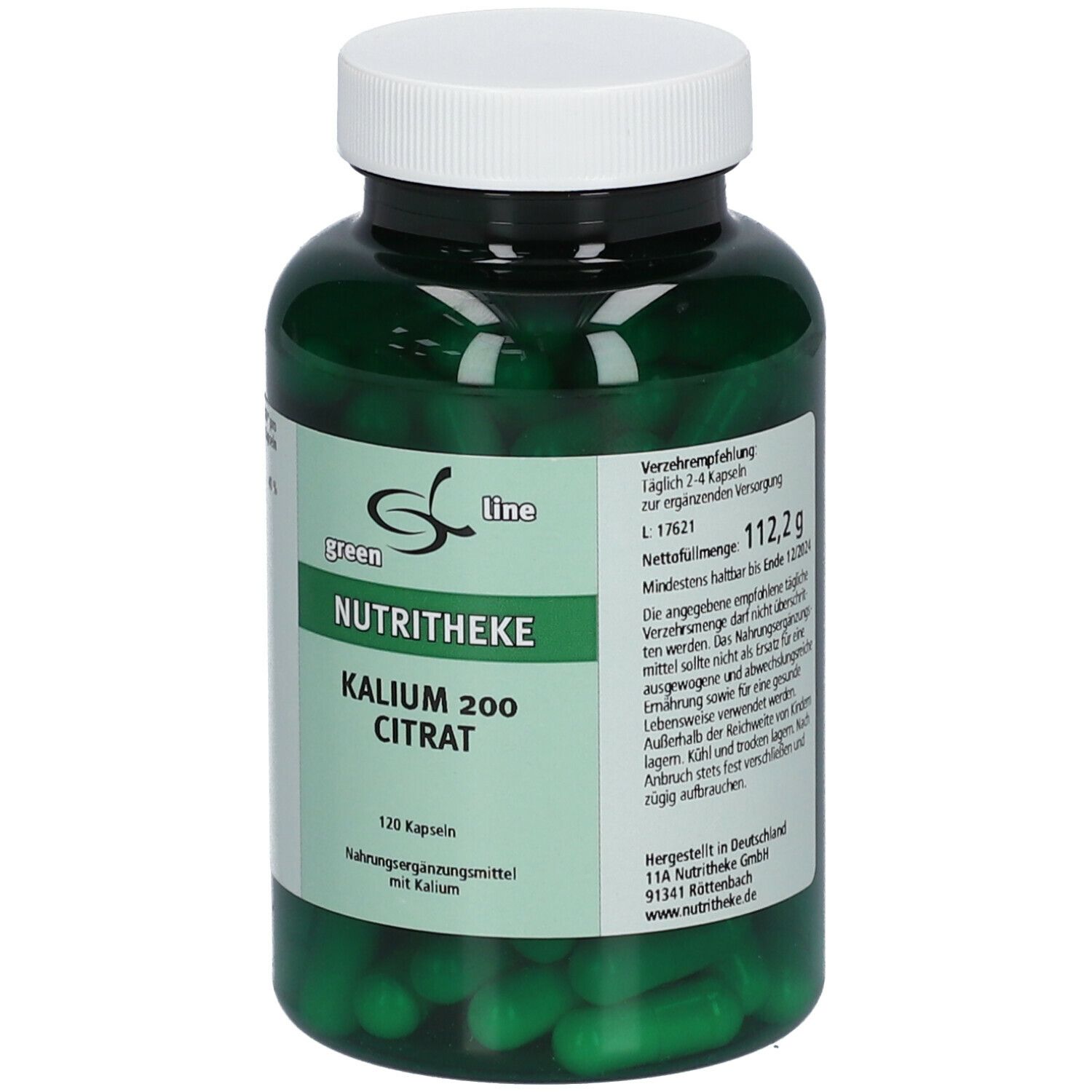 green line Kalium 200 Citrat