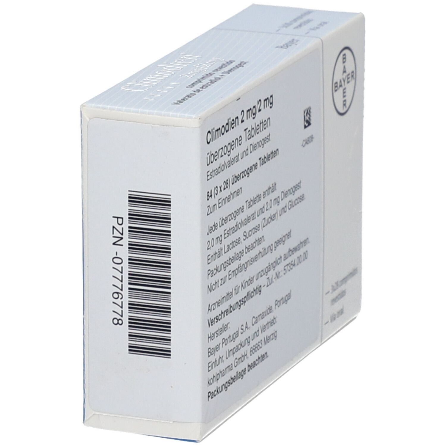 CLIMODIEN 2/2 mg überzogene Tabletten