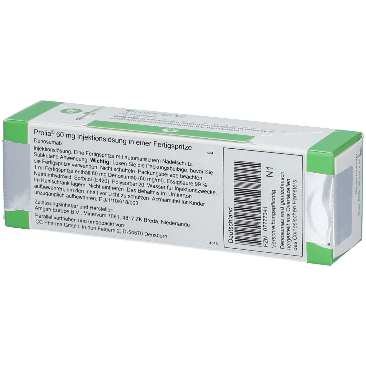PROLIA 60 mg Inj.-Lsg.i.e.Fertigspr.m.ANS