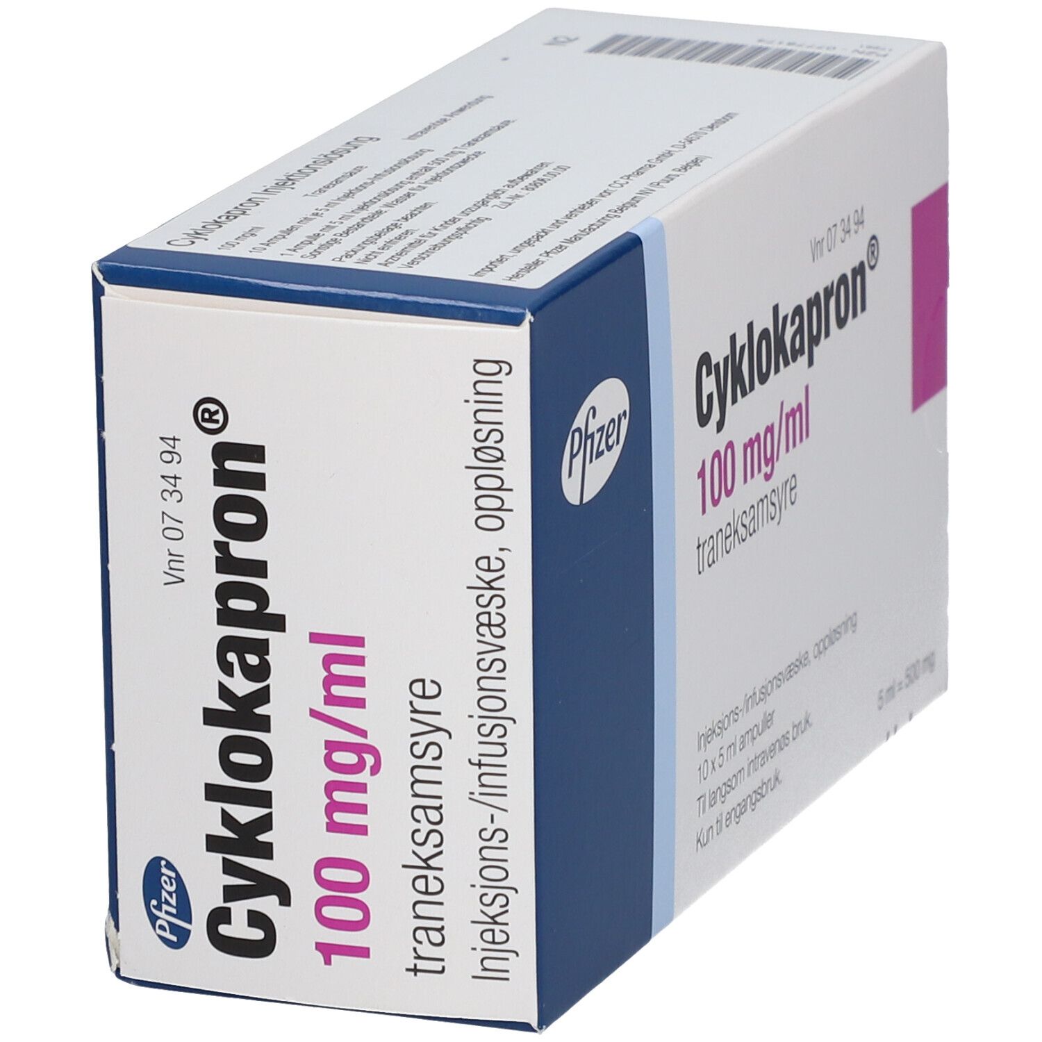 Cyklokapron Injektionslösung 500 mg 10x5 ml