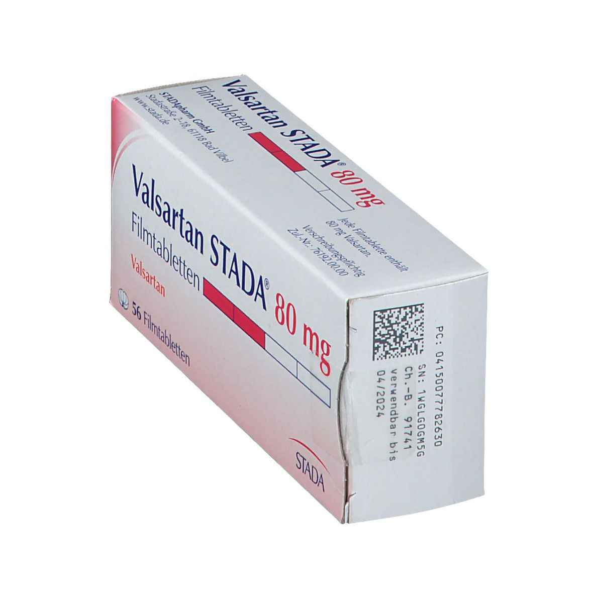 Valsartan Stada 80 mg Filmtabletten 28 St