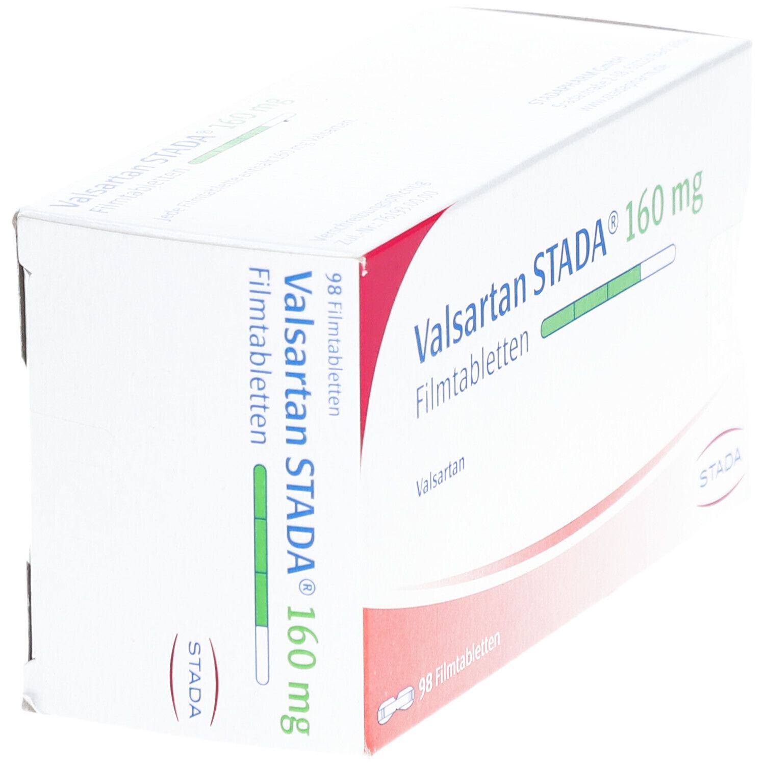 Valsartan Stada 160 mg Filmtabletten 98 St