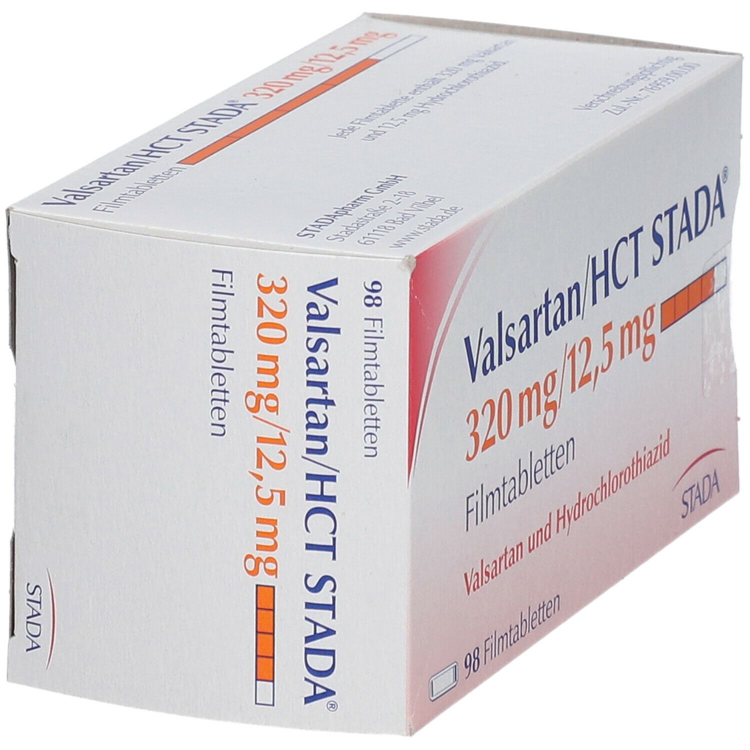 Valsartan/Hct Stada 320 mg/12,5 mg Filmtabletten 98 St