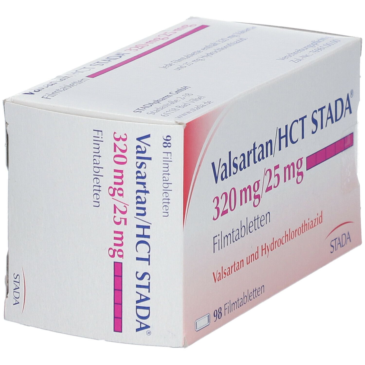 Valsartan/Hct Stada 320 mg/25 mg Filmtabletten 98 St