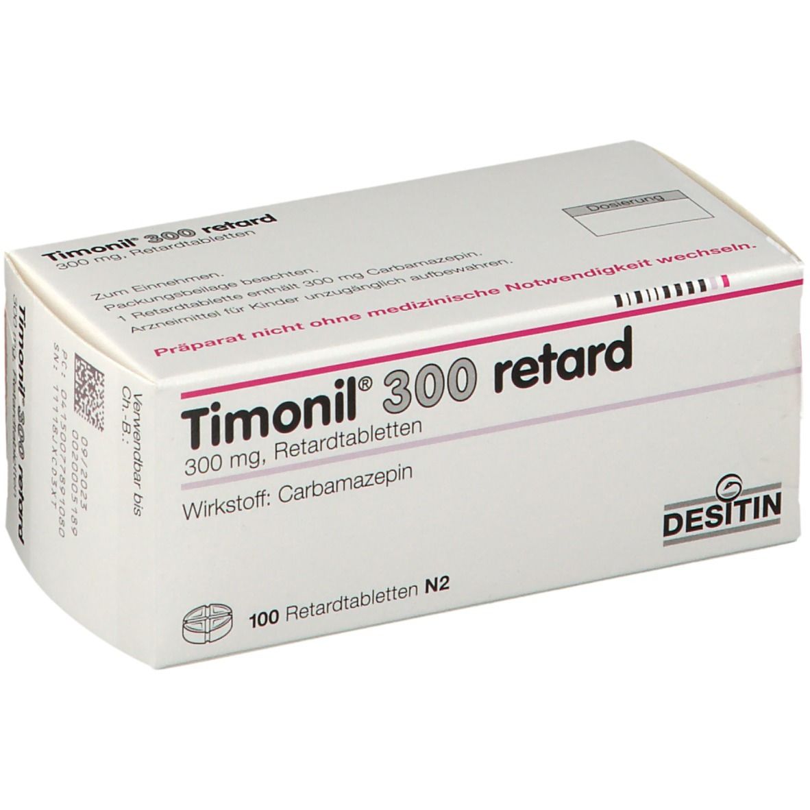 Timonil 300 retard Tabl. 100 St Retard-Tabletten