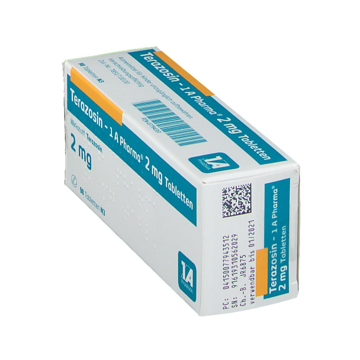 Terazosin - 1 A Pharma® 2 mg