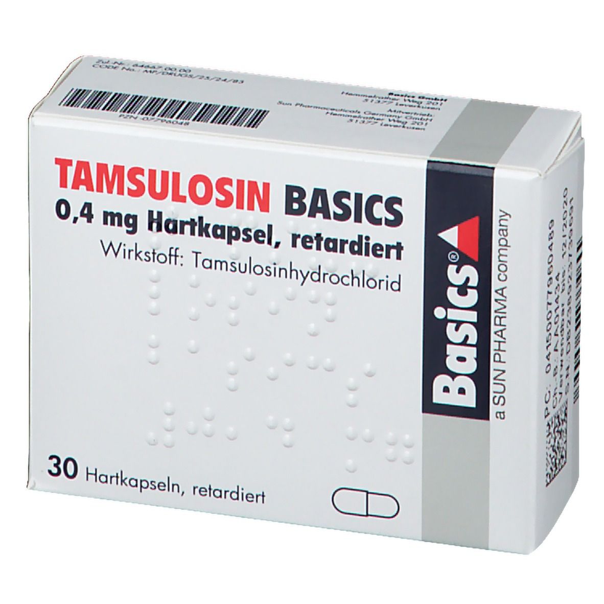 TAMSULOSIN BASICS 0,4 mg