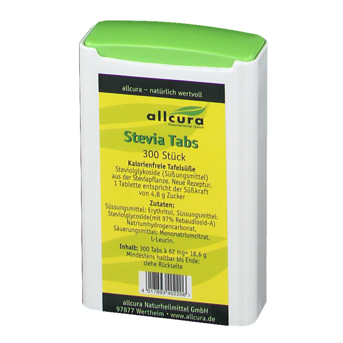 allcura Stevia Tabs