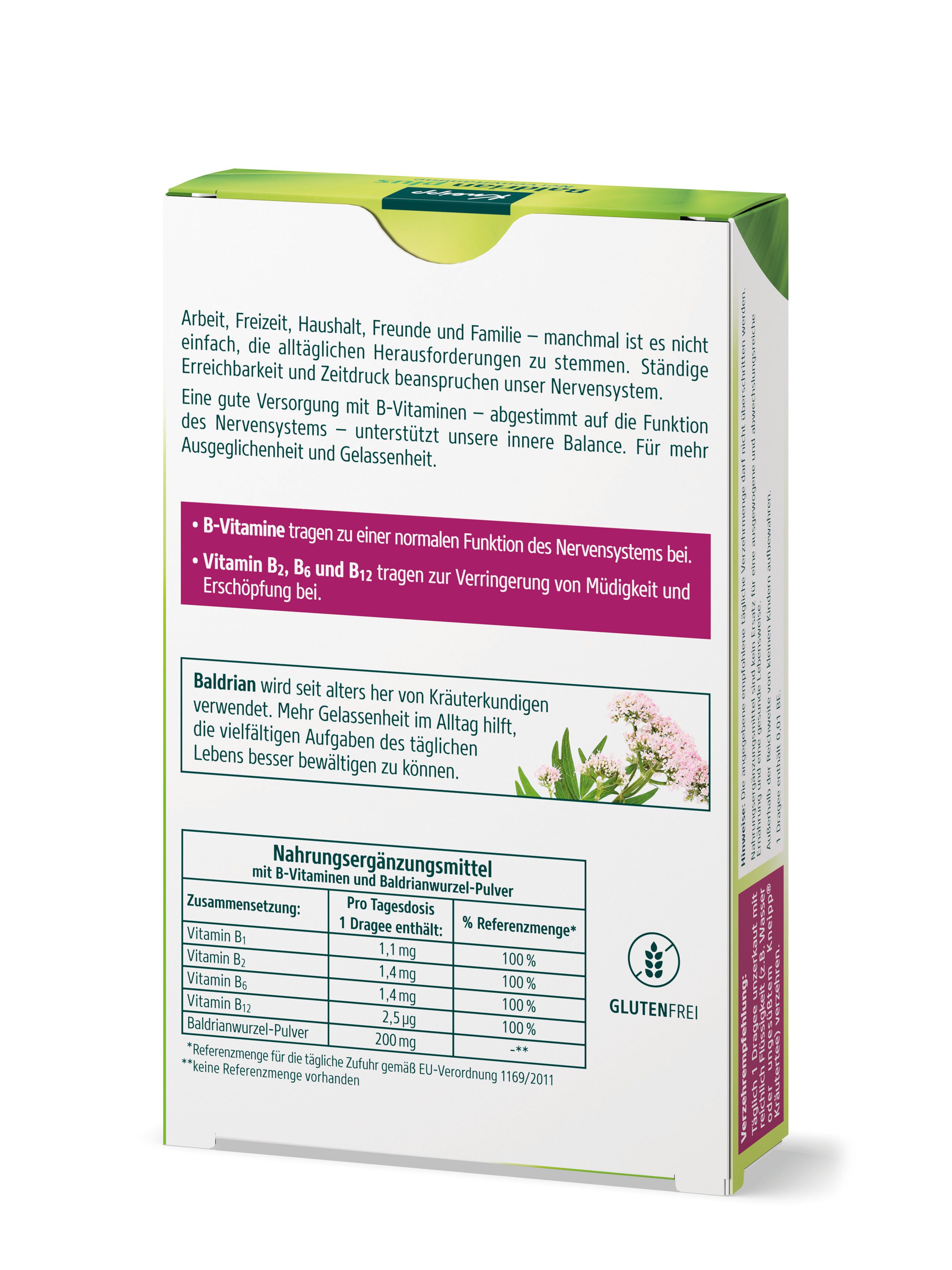 Kneipp® Baldrian plus Nervenvitamine