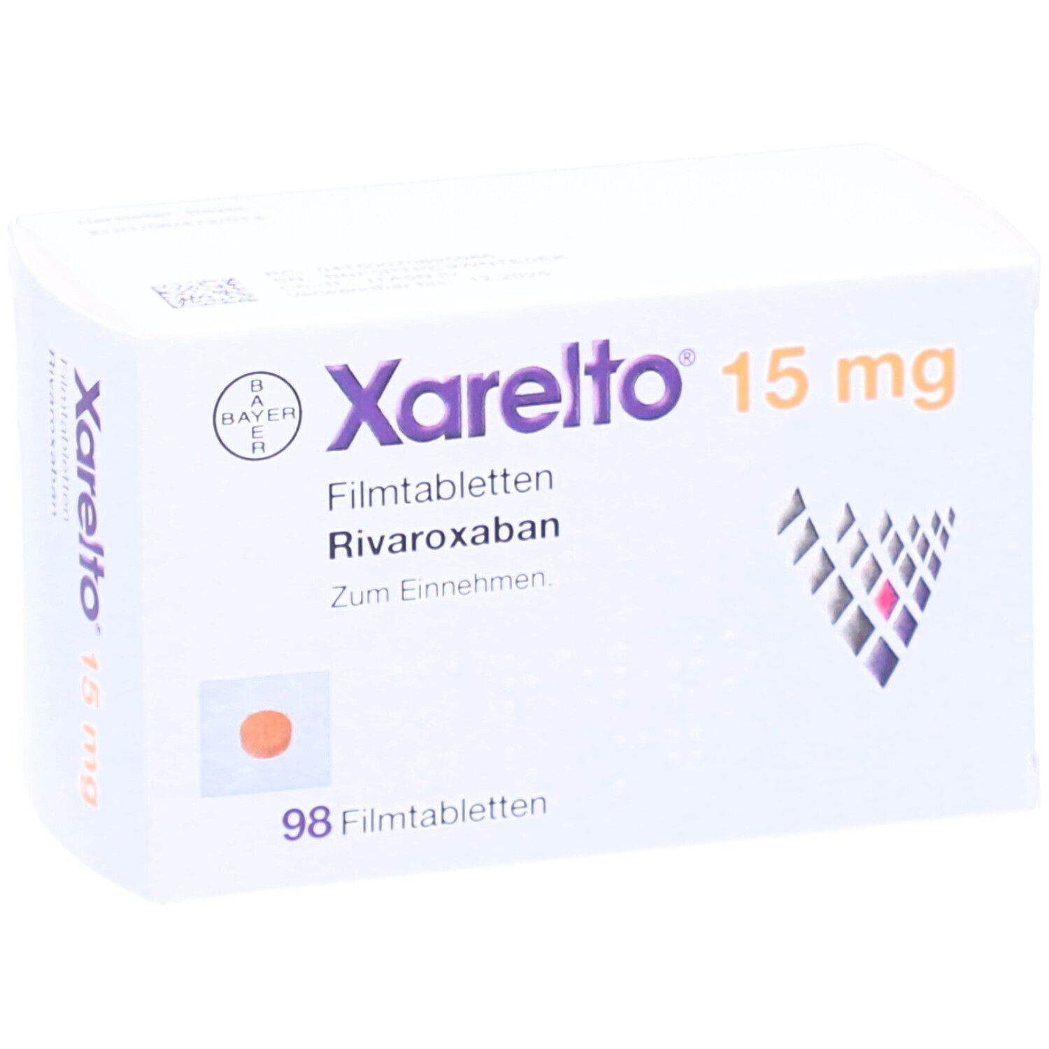 Xarelto 15 mg 98 St mit dem E-Rezept kaufen - SHOP APOTHEKE