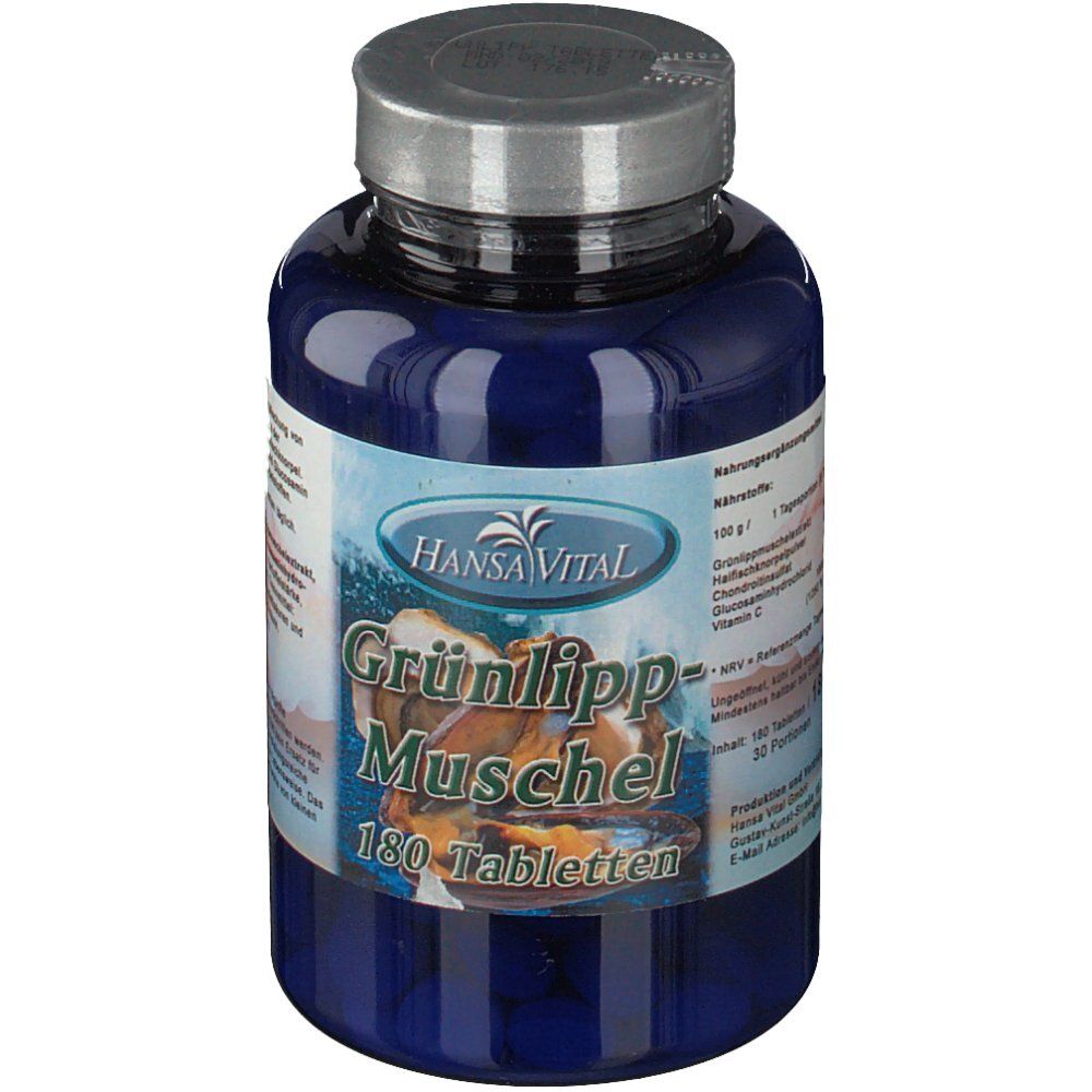 Grünlippmuschel Tabletten 180 St Tabletten