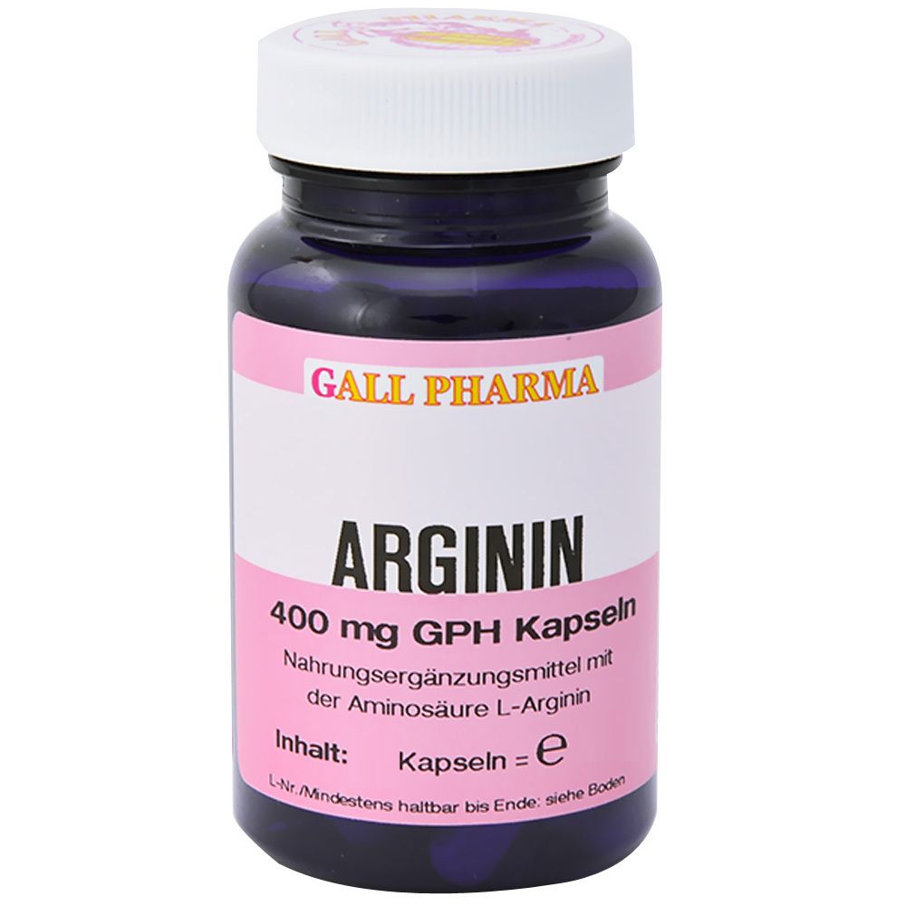 Arginin 400mg Gph Kapseln 120 St Kapseln