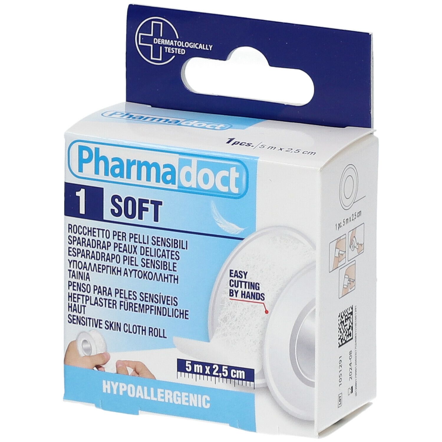 Heftpflaster hyperallergisch 5 m x 2,5 cm 1 St Pflaster