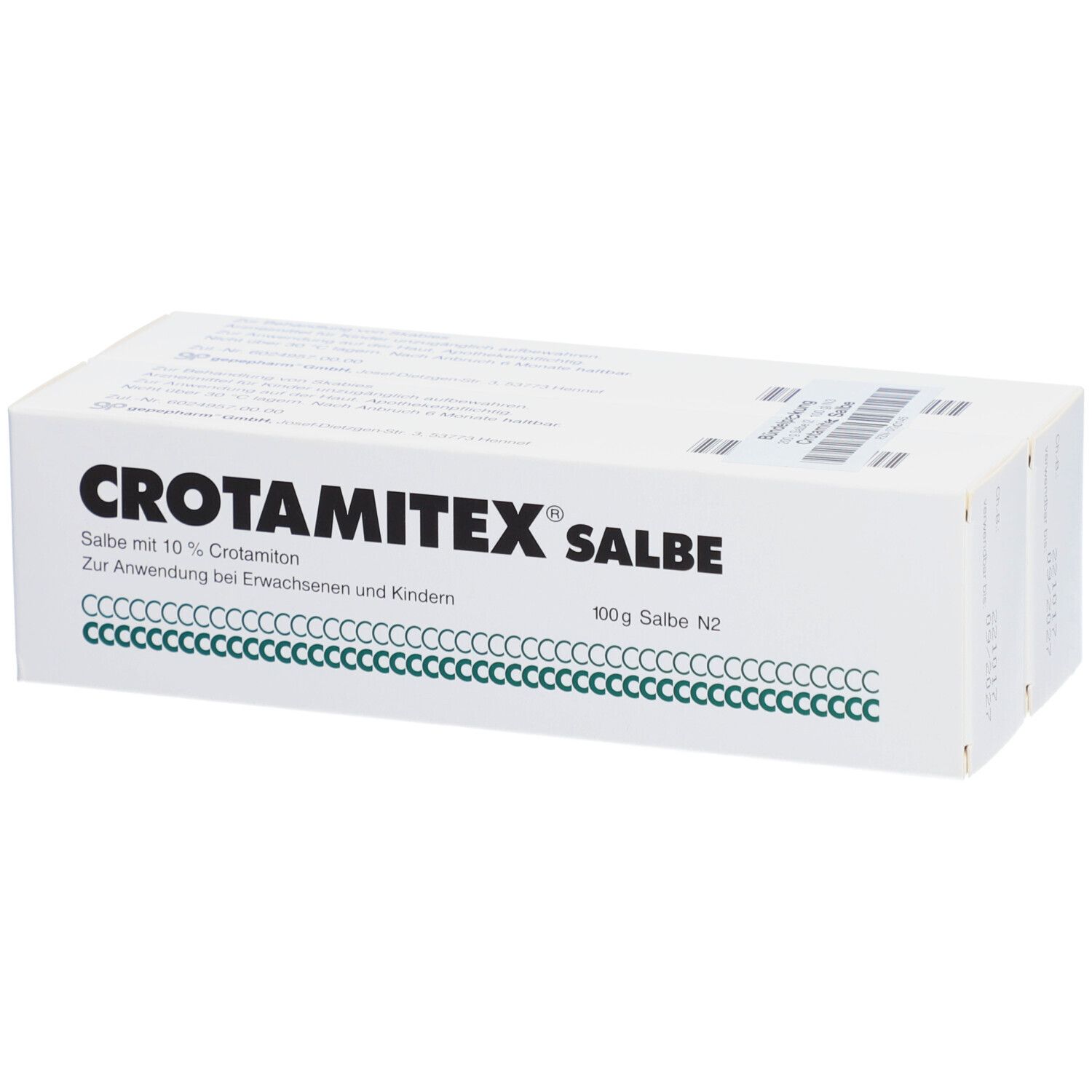 Crotamitex Salbe 2X100 g Salbe