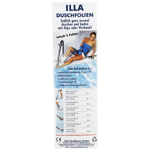 Duschfolien Knie lang - 80cm 5 St Folie