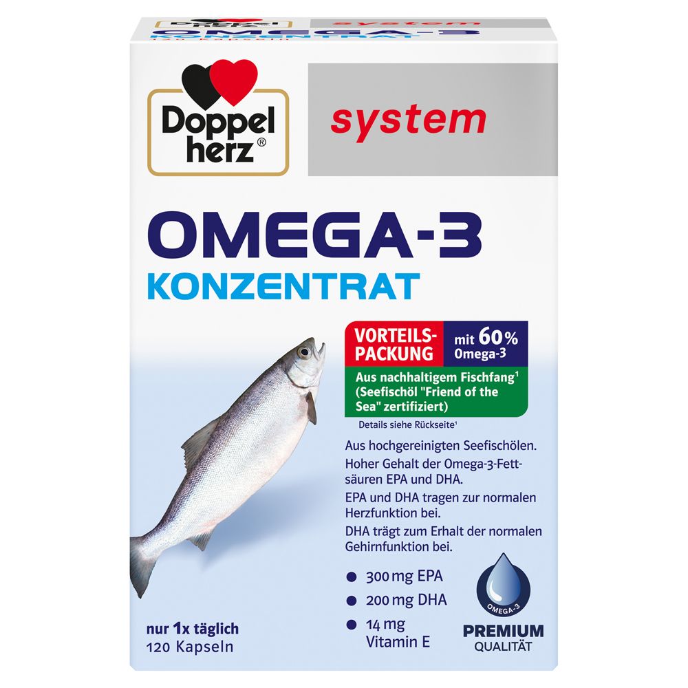 system Omega-3 Konzentrat 120 St Kapseln