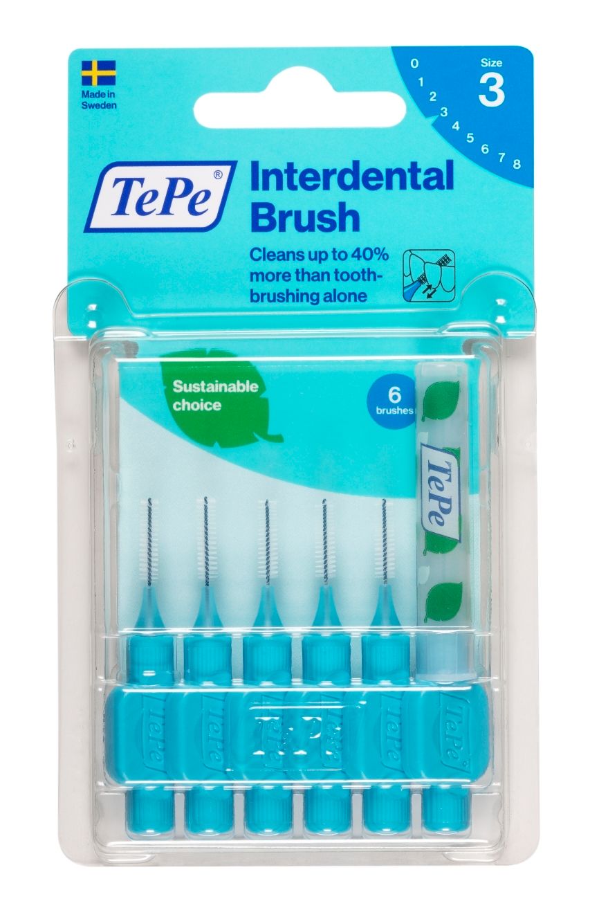 TePe Interdentalbürsten 0,6 mm blau 6 St Zahnbürste