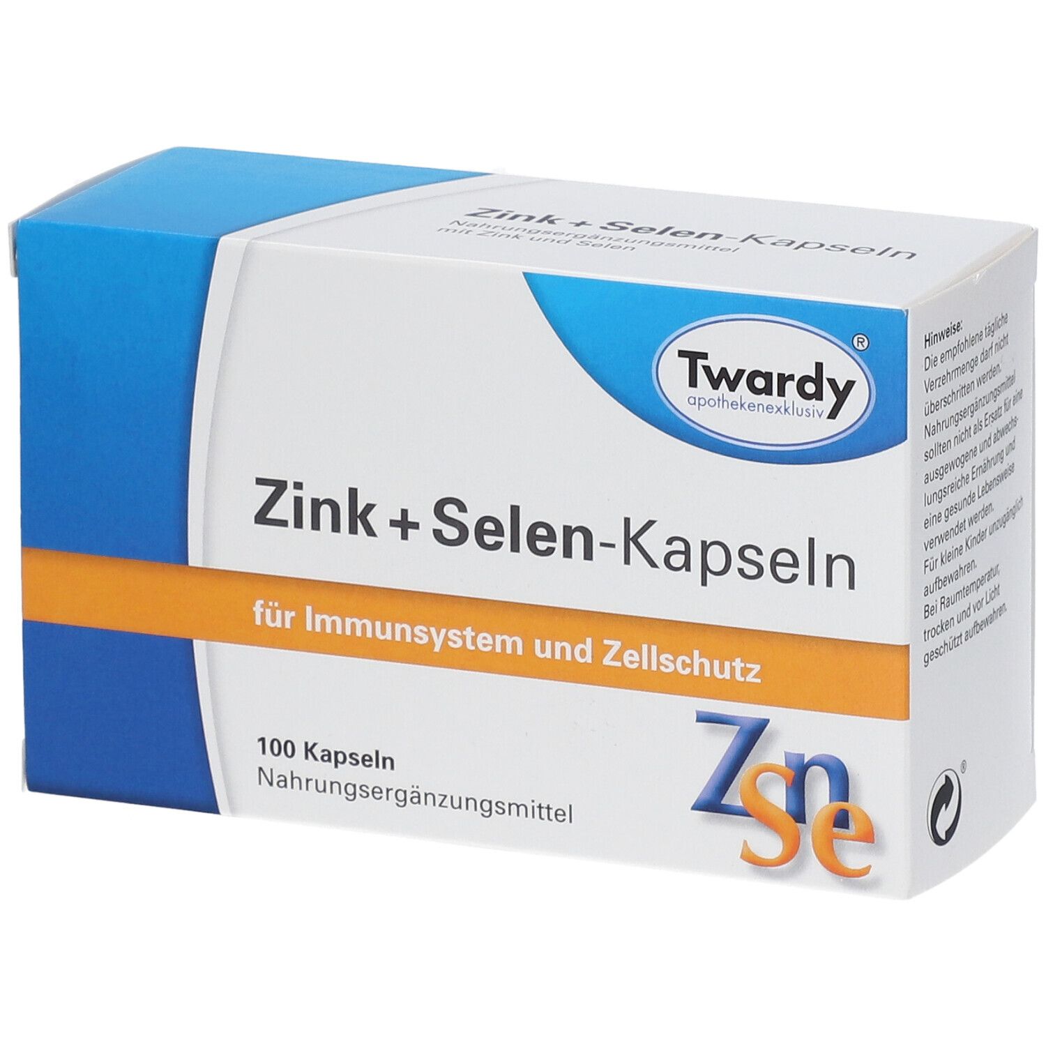 Zink + Selen Kapseln 100 St Kapseln