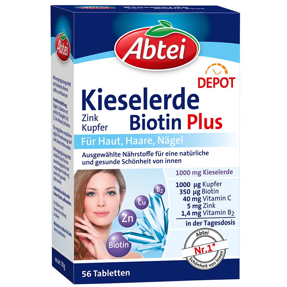 Kieselerde Biotin Plus 56 St Tabletten