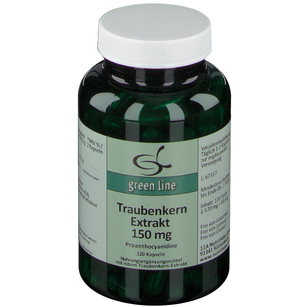 green line Traubenkernextrakt 150 mg 120 St Kapseln