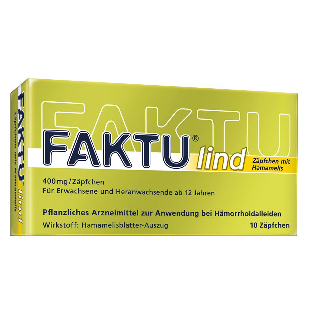 lind Zäpfchen mit Hamamelis 10 St Suppositorien