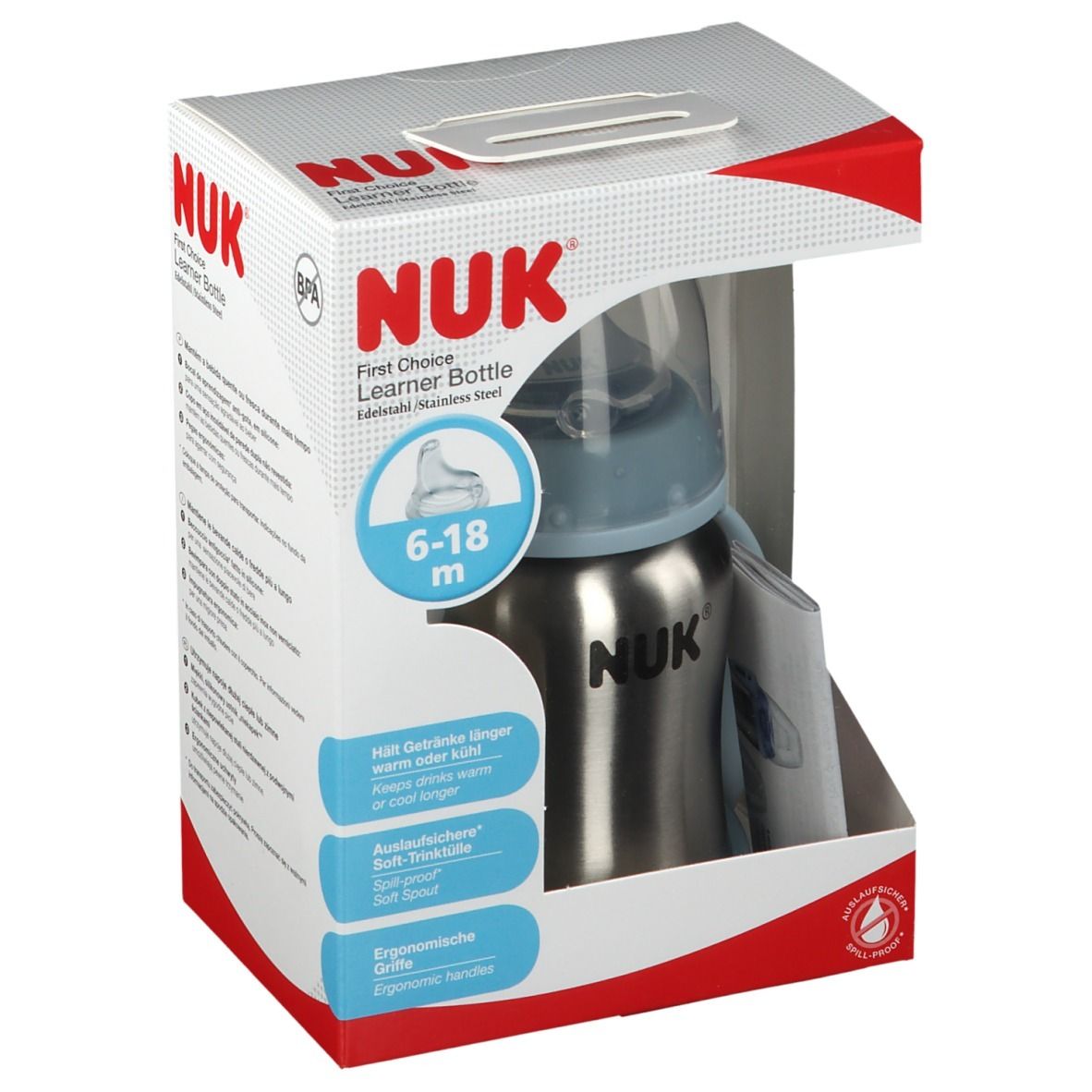 Nuk stainless best sale steel learner cup