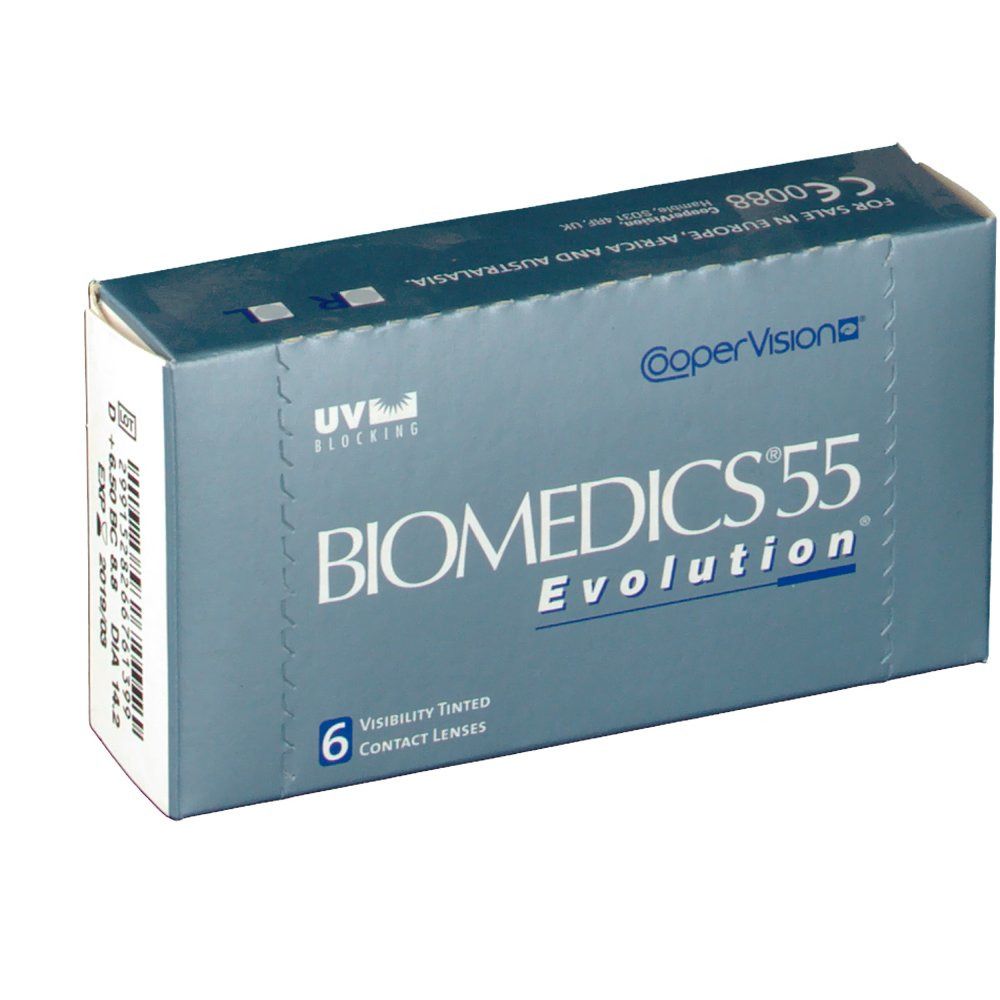 Biomedics 55 EvolutionBC:8,80 DIA:14,20 SPH:+6,50