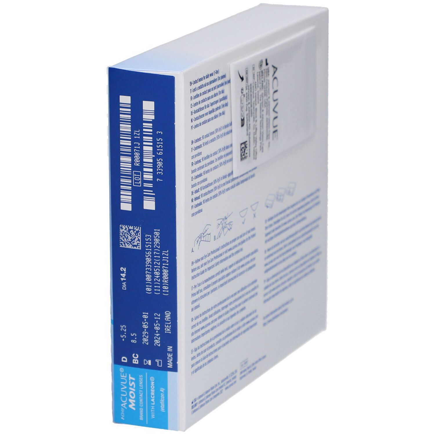ACUVUE® 1-DAY MOIST BC 8,5 Tageslinsen