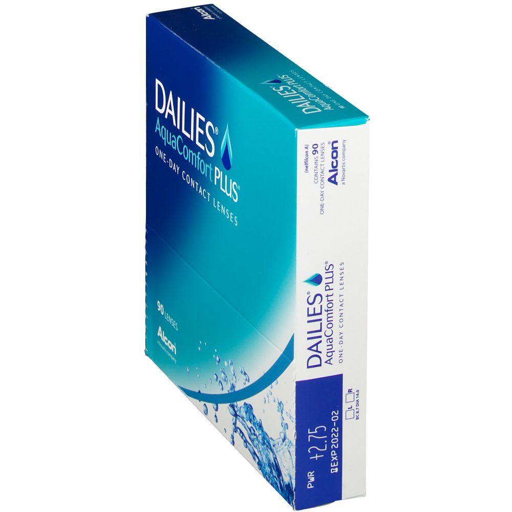 DAILIES® Aqua Comfort Plus BC 8.7 DPT +2.75
