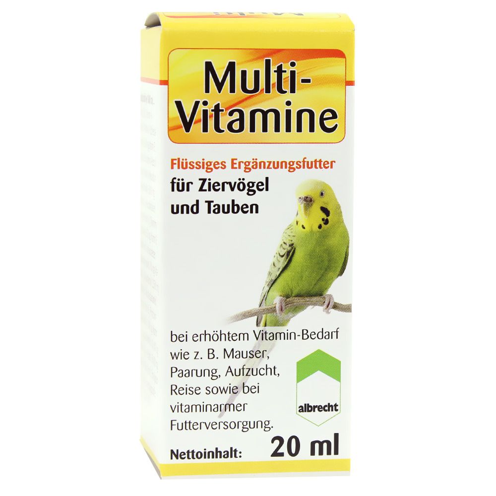 Multi-Vitamine Für Ziervögel und Tauben