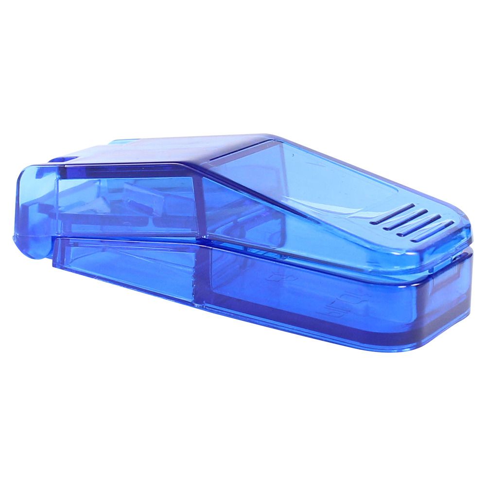 Tablettenteiler Pill Splitter blau-transparent