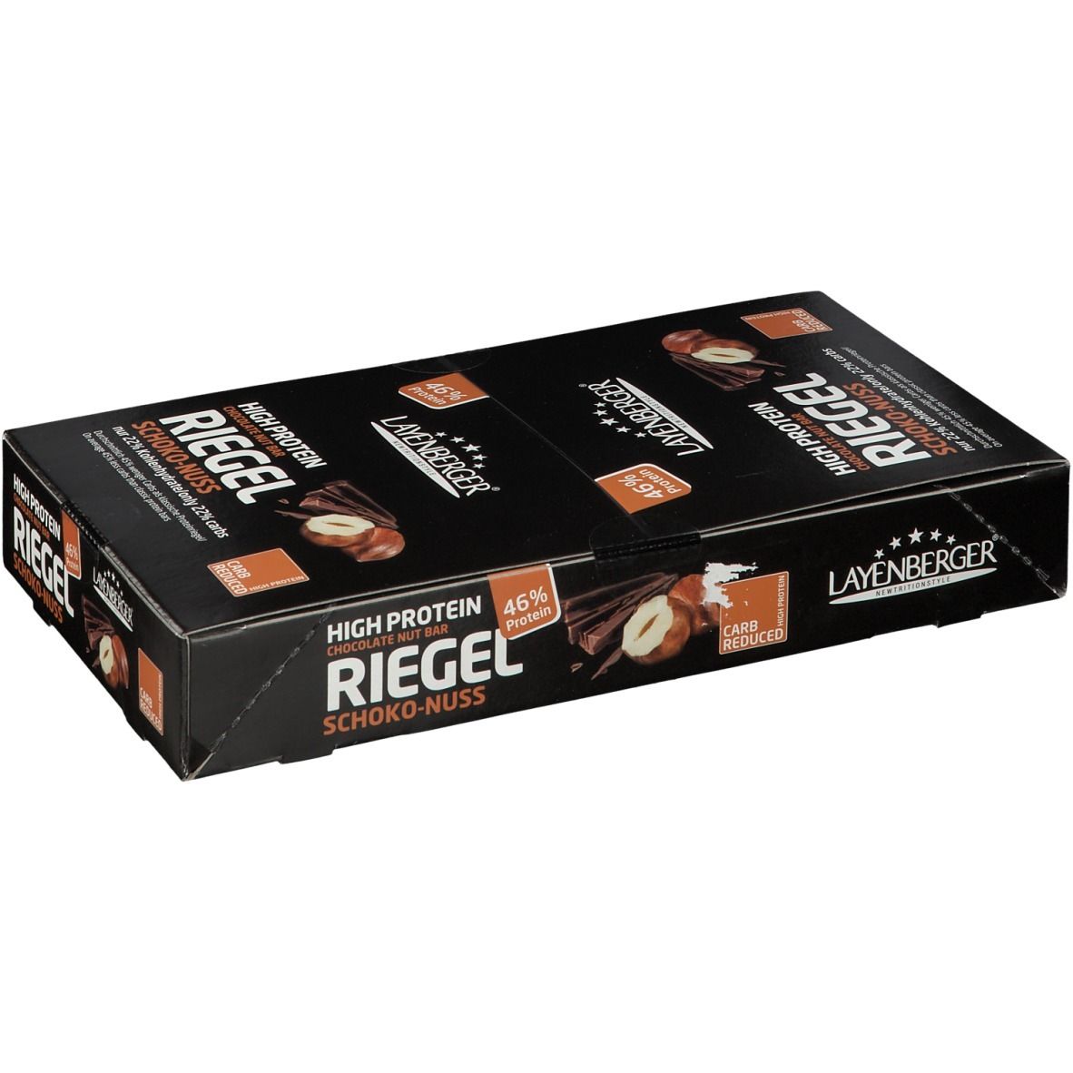 Layenberger LowCarb.one Protein Riegel, Schoko-Nuss 18x35 g Riegel