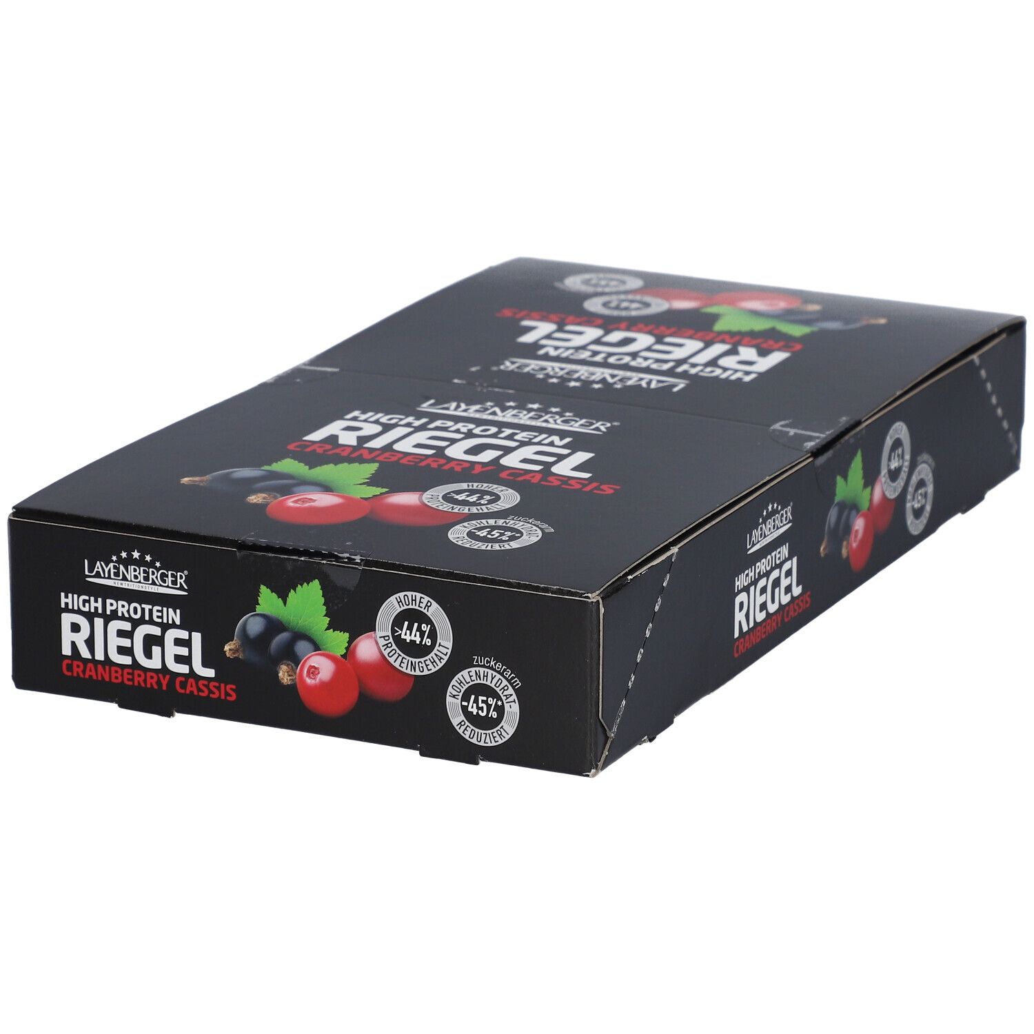 Layenberger LowCarb.one Protein Riegel, Cranberry-Cassis 18x35 g Riegel