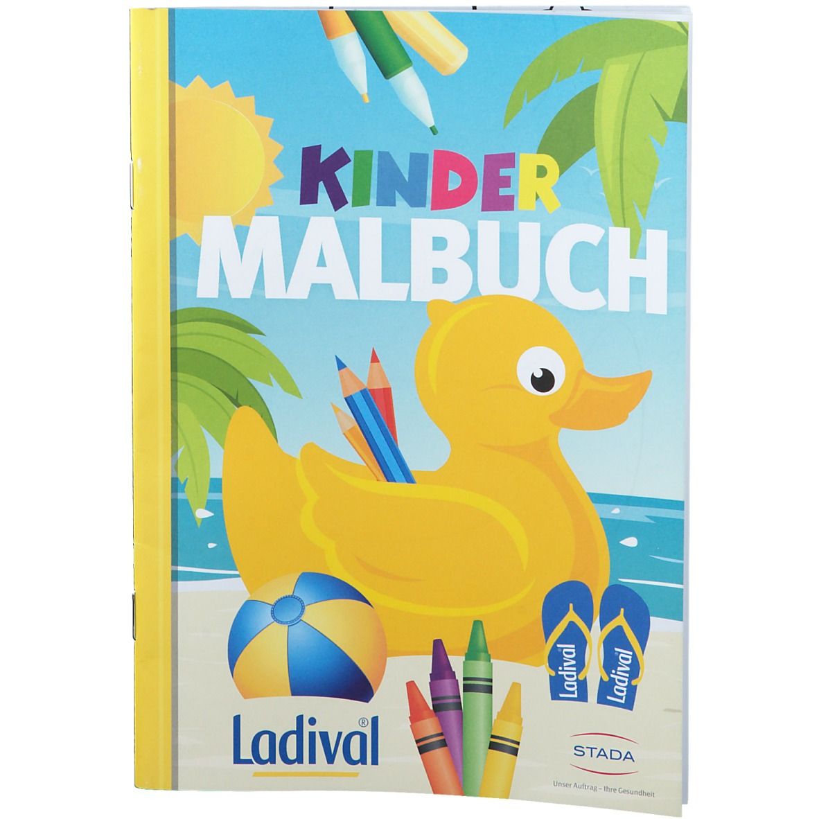 Beigabe Ladival Kinder Malbuch